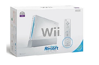 WWii主機(白)+Wii Resort中文-(含右手Plus)