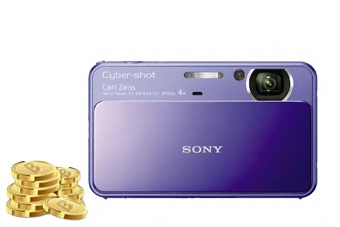 樂幣200點 or SONY T110數位相機(紫)